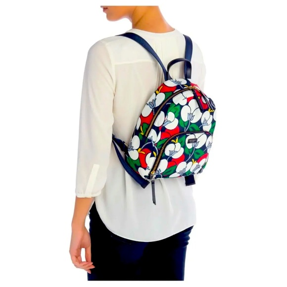 Kate Spade Medium Backpack Floral Dawn Breezy Flowers NEW - Picture 3 of 5